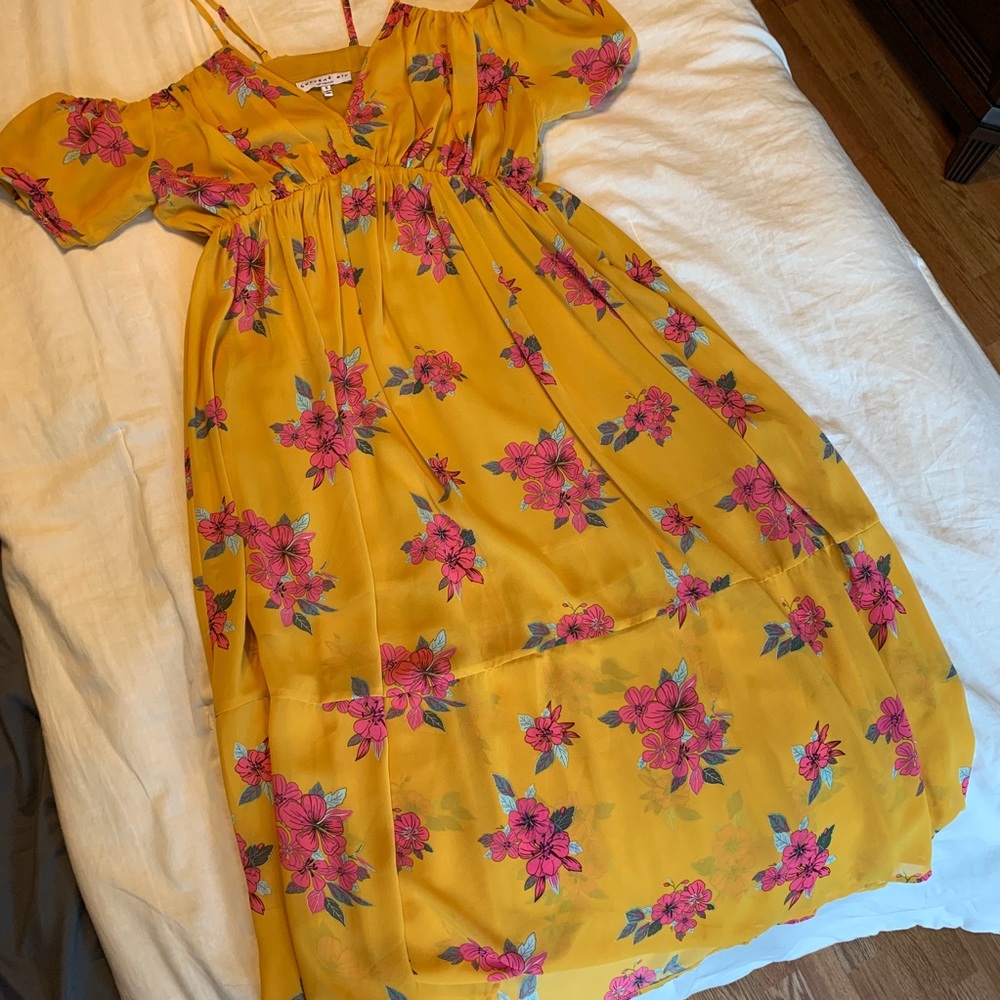 Floral Off the Shoulder Dress